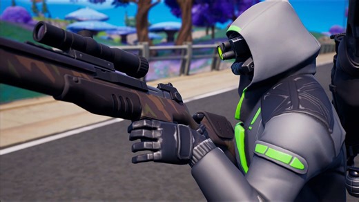 Fortnite: How to damage a player with a DMR at greater than 75 meters away