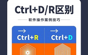 邱凤娟老师的CDR教程：Ctrl+D和Ctrl+R的区别，平面设计基础入门CorelDRAW教程，平面设计，广告设计，创意设计，海报设计，cdr教程，视觉设计，