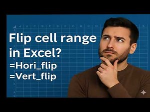 Mirror Flip in excel
