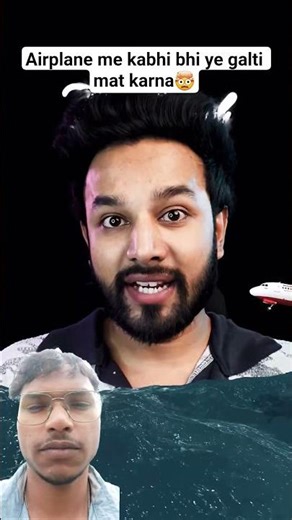 airplane me ye galti kabhi mat karna🤯 #shorts #short