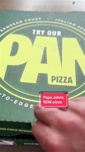 Delicious New Papa John's Pan Pizza Review
