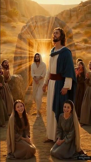 Lazarus Was Dead 4 Days — Jesus Called Him Back to Life! John 11 #Shorts