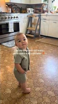 Part 1 to making homemade pizza!! 🍕 Step 1: sauce! We love our Grownsy baby food maker it steams