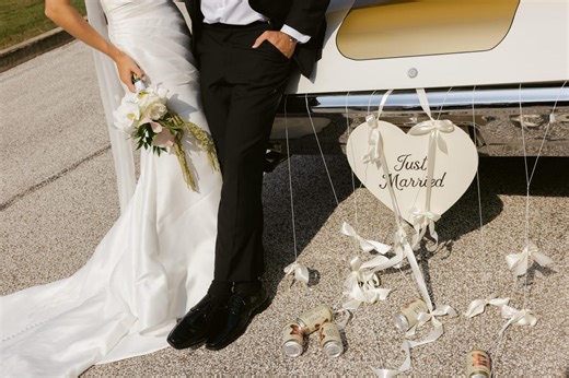 Just Married Getaway Sign - Etsy