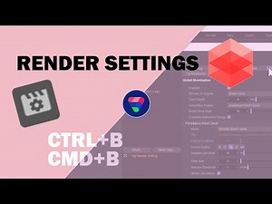 Cinema 4D | Redshift render settings for beginners -- What you NEED to know! | CTRL+B