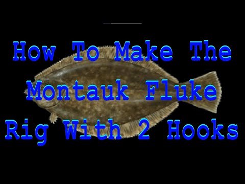 Part 2 How To Make The Montauk Fluke / Flounder Rig with 2 Hooks and Ball