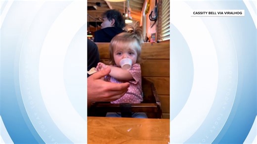 Toddler Soaks Up Every Last Drop of Her Favorite Treat: Butter