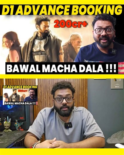 99K views · 3.2K reactions | Kalki India Advance Booking Report | Kalki 2898AD Day 1 Box Office Collection Prediction | Prabhas #kalki2898ad #kalki2898adtrailer #kalki2898adreleasedate #kalki2898adteaser #salaar #maruthi #prabhas | Movie Review With Naman | Facebook