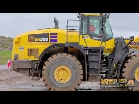 WE REVIEW THE NEW KOMATSU WA 500-8 LOADING SHOVEL