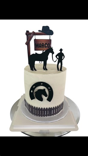 Rugged Cowboy Cake for a Legendary Birthday