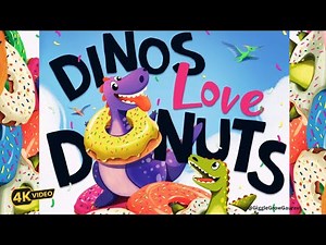 DINOS LOVE DONUTS 🍩 Hilarious dinosaur book by Ben Okon and Komal Sharma- Kids Book Read Aloud