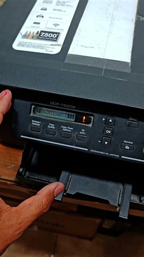 Masuk Maintenance Mode Printer Brother DCP-T520W #youtubeshorts #printer #tipsandtricks #tutorial