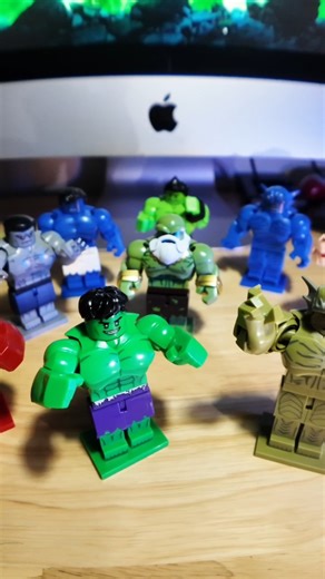 chen on Instagram: "Tired of your villain collection feeling a little… underwhelming? 😒 MEET YOUR NEW SHELF MENACES 👾 Oversized Marvel villain buildable figures — Rhino, Lizard, Zombie Abomination & Hulk. They’re not just big… they’re packed with insane details (just look at those zombie wounds! 🧟) Your collection is begging for these chaos kings 👑 https://www.gdmonstertoys.com/products/premium-moc-hulk-minifigure-7cm-large-scale-collectible-figure?st= #OversizedMarvelFigures, #MarvelVillain