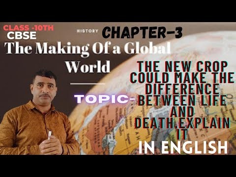 THE NEW CROP COULD MAKE THE DIFFERENCE BETWEEN LIFE AND DEATH.EXPLAIN IT | IN ENGLISH | #education