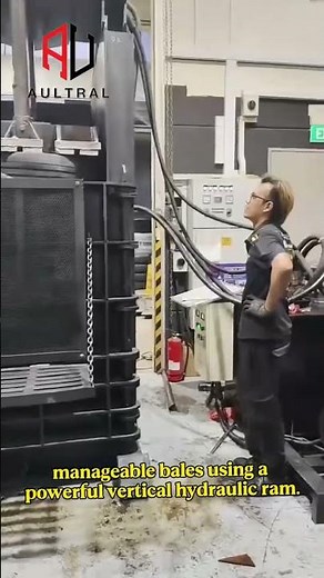 Vertical Hydraulic Tire Baler Machine for Efficient Recycling