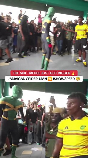 @IShowSpeed AGAINST JAMAICAN SPIDER-MAN 🔥😤 ##streamer##speed##multiverse##tough##battle