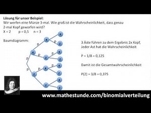 Was sind Bernoulli-Experimente und was ist eine Binomialverteilung