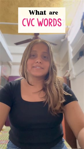 Tripti Rathi | Phonics Teacher & Calligraphy Instructor on Instagram: "CVC words are three-letter words that follow the pattern: C = Consonant V = Vowel C = Consonant So a CVC word has consonant + vowel + consonant. These words are usually the first simple words children learn to read in phonics because each sound is clear and easy to blend. ✅ Examples of CVC words • cat (c-a-t) • dog (d-o-g) • sun (s-u-n) • pen (p-e-n) • pig (p-i-g) CV-Consonant–Vowel go, me, hi VC-Vowel–Consonant am, it, up CV