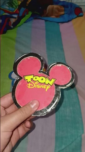 I Made Toon Disney Logo 2005 (Red Version) Out Of Cardboard