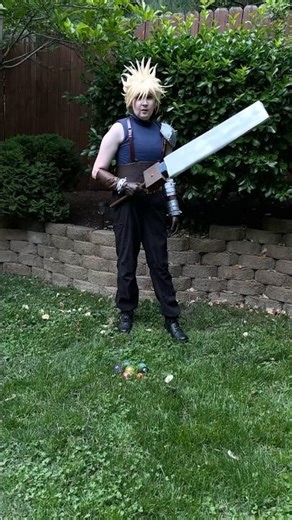 Cloud #cosplay #cloudstrife #ff7 #handmade #props #cosplayprop #outdoors