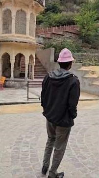 100M views Jaipur’s Hidden Monkey Temple 🐒#MonkeyTemple#Trending#viral#grwm#paradise#teddyday