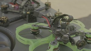Assembling a complex homemade drone - Free Stock Video