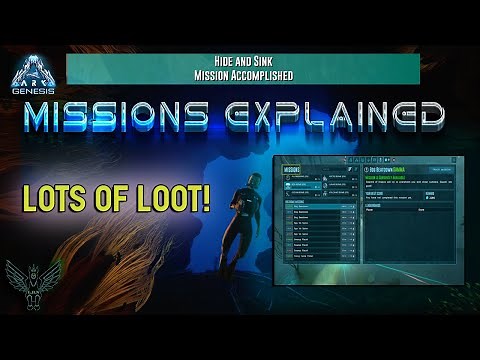 ARK GENESIS: MISSIONS EXPLAINED - LOTS OF LOOT!