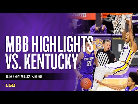LSU Basketball Defeats Kentucky, 65-60 | Full Game Highlights