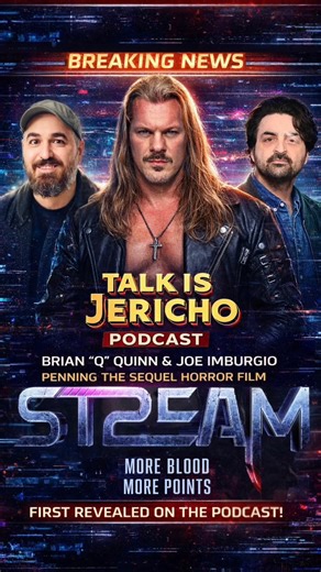 STREAM | We have an exciting update regarding #STREAM2! The #ImpracticalJokers very own @bqquinn just broke the news on the @talkisjericho #podcast... | Instagram