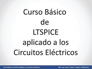 Entorno de simulación en LTSPICE