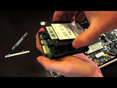 How to Install a solid state drive (SSD) in an ASUS Zenbook UX32VD-DB71