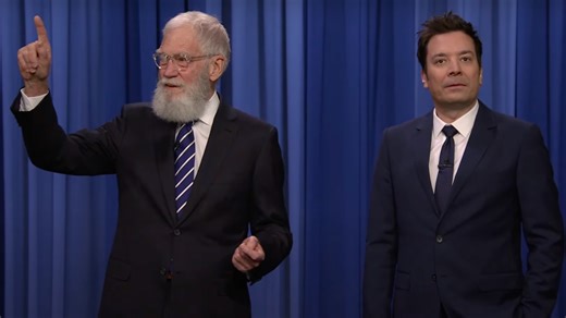 David Letterman returns to The Tonight Show to mostly mock Jimmy Fallon