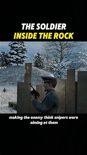 THE SOLDIERINSIDE THE ROCK #facts #americe #history #automobile #science