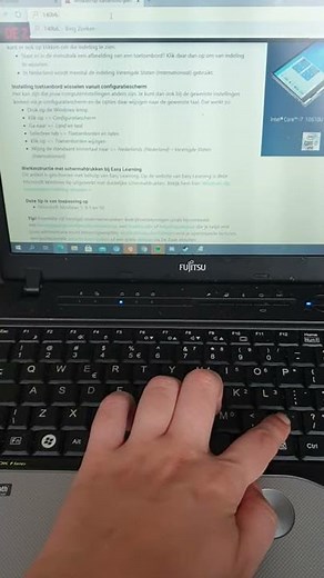 2012 Fujitsu Lifebook P772 with Windows 10 wrong Keyboard keys (FIXED!!)
