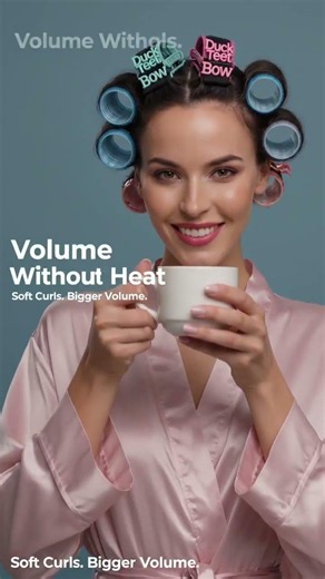 49PCS Self Grip Hair Rollers Set – Heatless Volume & Salon Curls