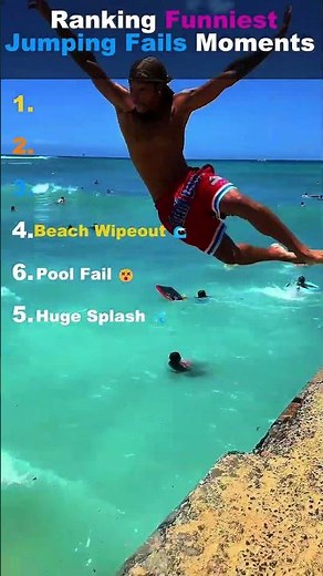 Ranking The Funniest Jumping Fails moments 😂