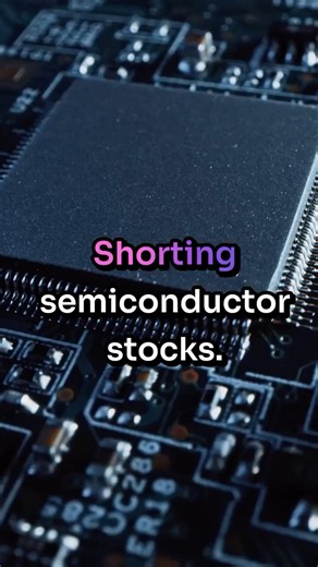 Thinking about shorting #semiconductorstocks? True expertise beats matching patterns.