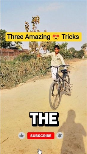 3 Amazing 🤩 Tricks in cycle #stunt #ytshorts #viralshort