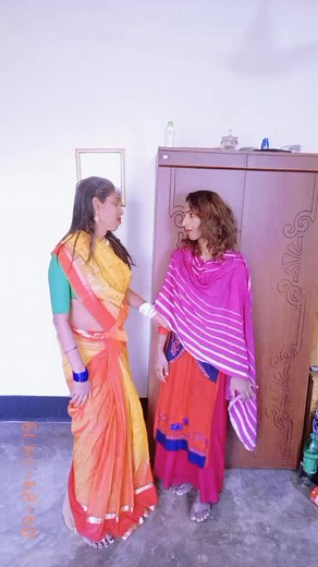 Traditional Indian Dance Performance in Colorful Sarees