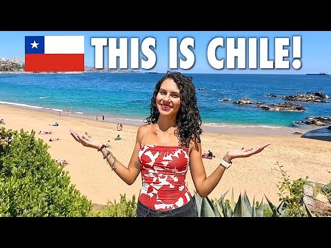CHILE'S BEST BEACHES! 🇨🇱 VINA DEL MAR & VALPARAISO