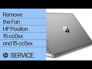 Remove the Fan | HP Pavilion 15-cc0xx and 15-cc5xx | HP