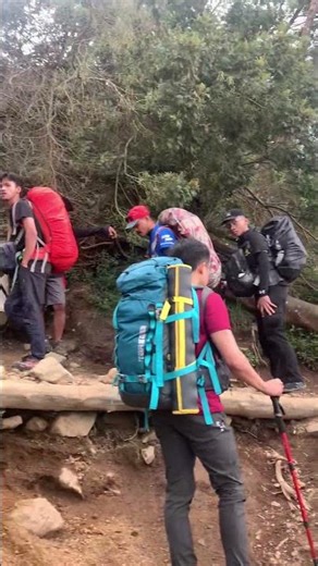 This is me climbing Mount Sindoro in Central Java in 2024