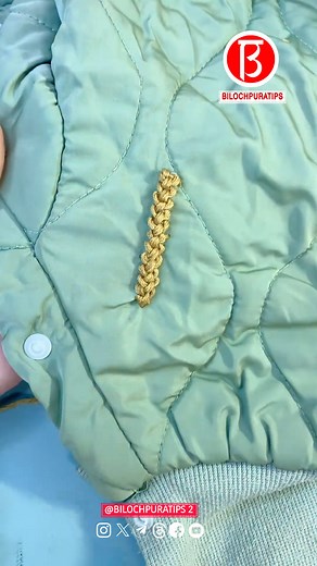 My cotton-padded jacket or down jacket got torn, here's how to mend it nicely and beautifully Part 2501 Follow My Page Facebook : Bilochpuratips 2 Diy . . . . . . #bilochpuratips2diy #bilochpuratips #needlework #sewing #fblifestyle #reels . | Bilochpuratips 2 Diy