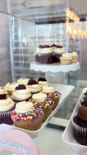 It’s Fri-YAY 🧁✨ Mini Flight Friday is HERE! Mini cupcakes are in our display case today—mix & match your perfect mini flight or grab a cute box to go 💕 Perfect for trying new flavors, sharing (or not 😏), and treating yourself before the weekend.#cupcakes