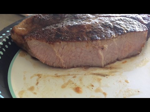 How to Sous Vide Thick Pork Chop | First Attempt | 140 degrees 75minutes