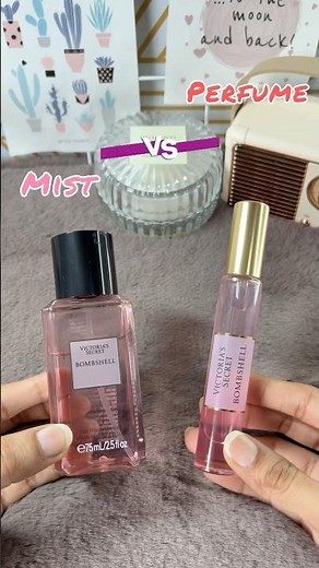 Victoria’s Secret Bombshell Mist Vs Perfume 🎀✨ body mist & edp perfume comparison & review 💌