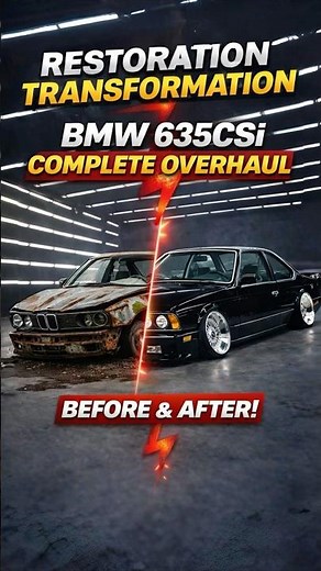 From Rust to Glory! BMW 635CSi Full Restoration | Total Transformation #carrestoration
