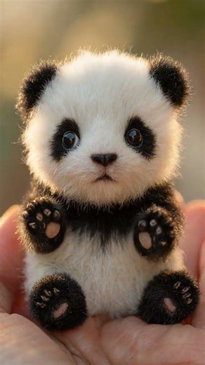 Tiny panda🦁 Would you keep it? ☺️ #ai #aivideo #aiart