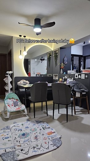 Home Swee Home on Instagram: "Not complaining though, just saying 😂 #parenthood #newbornbaby #homeaesthetic #sghome #hometransformation #firsttimeparents"