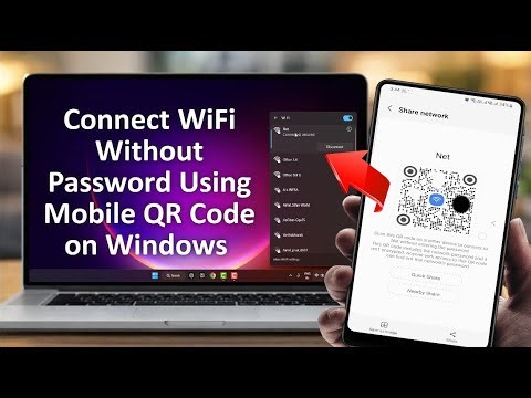 How to Connect Laptop to Wi-Fi Using Phone QR Code (No Password Required)